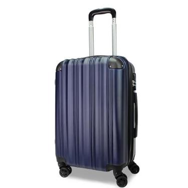 Imagem de World Traveler Kemyer Quest Hardside Leve expansível Spinner Mala de viagem, Azul marino, 20-inch, Kemyer Quest Hardside Leve expansível Spinner Mala de viagem