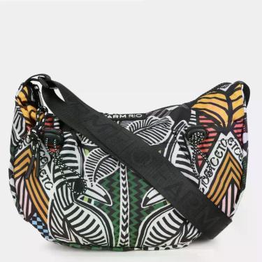 Imagem de Bolsa Farm Banana Gráfico Rolezinho Tucano Feminina, Preto, Branco, Ún