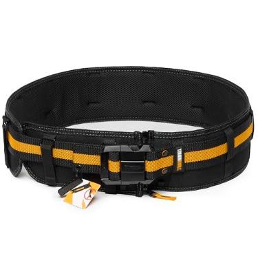 Imagem de ToughBuilt - Cinto acolchoado com fivela resistente/suporte traseiro - Extensão de enchimento com zíper, comprimento de cinto personalizável, acolchoamento confortável, compatível com todas as bolsas