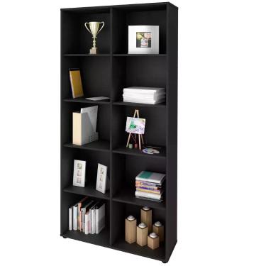 Imagem de Estante Multiuso Com 10 Nichos Clean A02 187X90 Preto