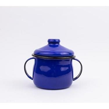 Imagem de Açucareiro esmaltado Azul 239g atóxico ESMALTADOS SILVA 2281