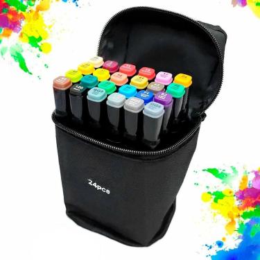Imagem de Kit Canetinhas 24 Unidades Linha Profissional Desenho - BELLATOR
