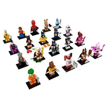 Imagem de LEGO Conjunto completo de 20 miniaturas colecionáveis do filme Batman (71017)