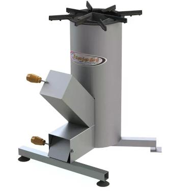 Imagem de Fogão a Lenha Portátil 1 Boca Itajobi 32145 em Aço Carbono com Mesa em Aço Inox com Vidro