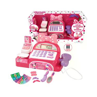 Imagem de Caixa Registradora Loja de Laço Minnie Multikids acompanha pilhas