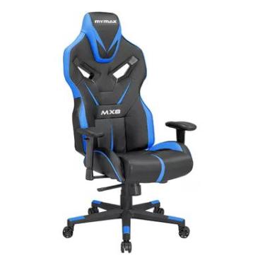 Imagem de Cadeira Gamer Mymax MX8, Até 150Kg, Giratória, Preto e Azul