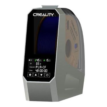 Imagem de Creality Secador de filamentos Space Pi com suporte de carretel, tecnologia de secagem rápida e tela sensível ao toque, multimateriais compatíveis com 1,75 mm e 3 mm, caixa de armazenamento