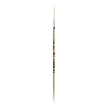 Imagem de Pincel Redondo Liner Sintético Konex Ocre Cabo Curto 422 Condor, N°4 4