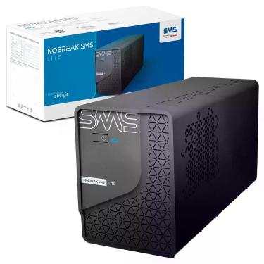 Imagem de Nobreak 1200va Sms Lite, Entrada Monovolt 115-127v, Saída 115v, 6 Tomadas - 29203