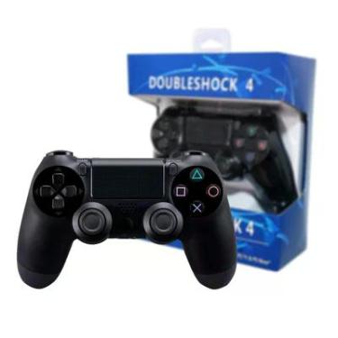 Imagem de Controle Sem Fio para PS4, com vibração E P3 - Preto