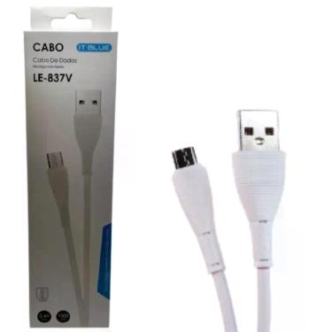 Imagem de Cabo De Dados Usb V8 - It Blue - Branco - It Blue - Lelong