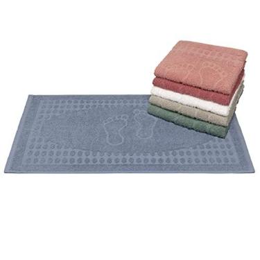 Imagem de Kit com 10 Toalhas de Piso Para Banheiro - 45x70cm - Sublime (Variadas)