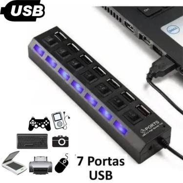 Imagem de Distribuidor Usb Com Chave Para Acessórios Usb - Lippin