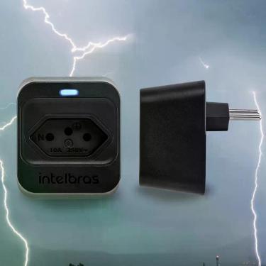 Imagem de Anti Surto Tomada De Proteção Elétrica Bivolt Intelbras 10 A EPS 301 P