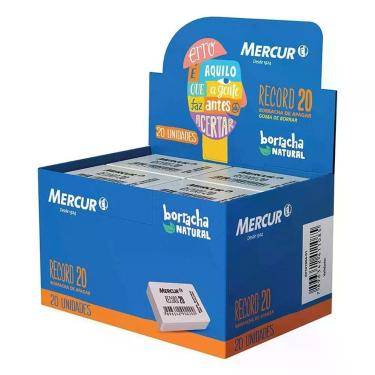 Imagem de Caixa De Borracha Branca Record 20 Unidades - Mercur