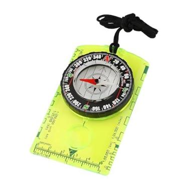 Imagem de Bússola para navegação ao ar livre, bússola profissional para caminhadas, acampamento, mochila com design durável