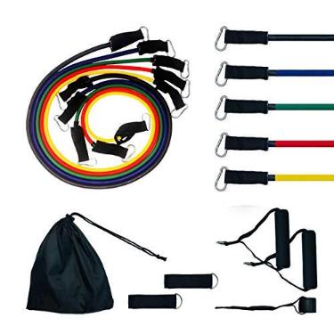Imagem de GM Fit Kit De Elásticos Extensores 11 Peças - Treinamento Funcional Pilates