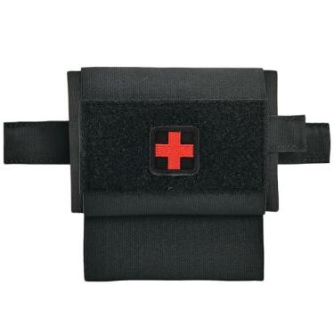 Imagem de Bolsa tática IFAK com suporte de torniquete – Kit organizador compacto de micro primeiros socorros para trauma, mini bolsa tática com alça MOLLE, bolsa de emergência para EDC, atividades ao ar livre