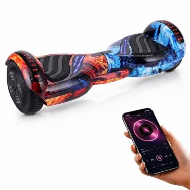 Imagem de Hoverboard Baka Sport 6,5" Skate Elétrico com Bluetooth e Caixa de Som (FIREICE)