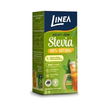 Imagem de Adoçante Líquido 100% Stevia Linea Zero Calorias 25ml