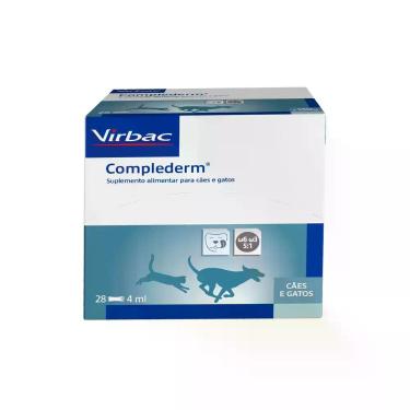 Imagem de Suplemento para Cães e Gatos Complederm Virbac 4ml