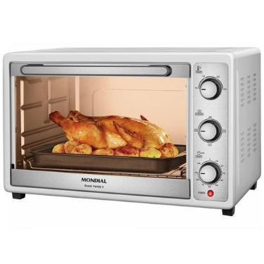 Imagem de Forno Elétrico 52L Grand Family II Mondial Branco/Inox FR-52-W 127V/60