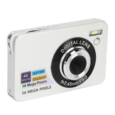 Imagem de Câmera Digital Inteligente 4K 56MP Câmera Fotográfica 20X Zoom 4K Gravação de Vídeo 3 Polegadas Com Tela Completa Câmera Portátil de Vlogging para Meninas Meninos Adolescentes