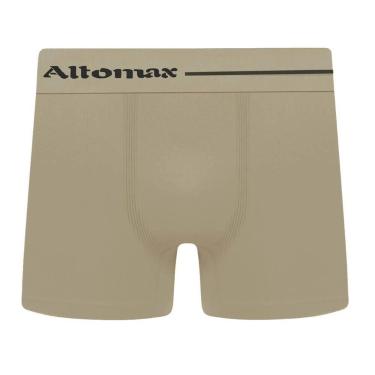 Imagem de Cueca Boxer Masculina Básica Microfibra Bege - Altomax