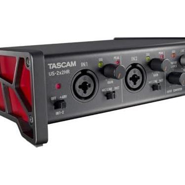 Imagem de Tascam US-2x2HR 2 Microfone 2 polegadas/2 saídas interface de áudio USB versátil de alta resolução (US2X2HR)