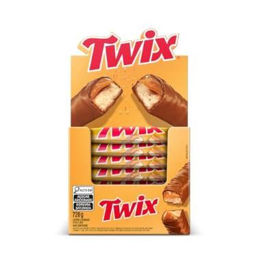 Imagem de Chocolate Twix Original - Display com 18 unidades de 40g