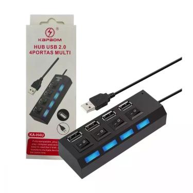 Imagem de Extensor Adaptador Hub Usb 4 Portas Kapbom Ka-h4u