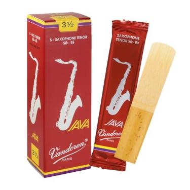 Imagem de Vandoren SR2735R Sax Tenor JAVA palhetas vermelhas força 3,5; caixa com 5