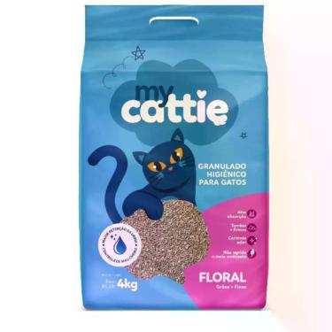 Imagem de Granulado higiênico para Gatos My Cattie Floral-4kg