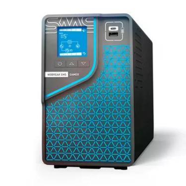 Imagem de Nobreak Sms Gamer 1500VA/1050W, Senoidal Interativo, Entrada 115/ 220V, Saída 115/ 220V - 29600