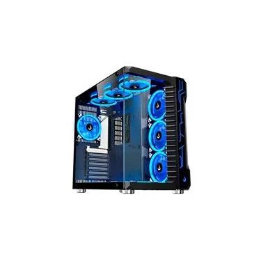 Imagem de Gabinete Gamer Rise Mode Galaxy Glass, Mid Tower, ATX, Lateral e Frontal em Vidro Temperado, Sem FANs, Preto - RM-GA-GG-FB