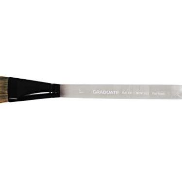Imagem de Pincel Daler Rowney Graduate Flat Wash Chato N°1 Cerda Mista de Pelo de Ponei e Fibra Sintética Cabo Curto