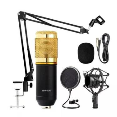 Imagem de Kit Leboss, Microfone, Condensador Profissional Estúdio - BM-800