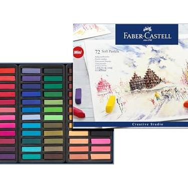 Imagem de CS GOLDFABER GIZ PAST. SC.CURTO 72 CORES, Faber-Castell, 128272, Mulicor, 72 cores