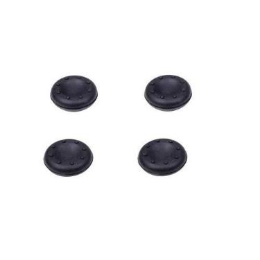 Imagem de Kit 4 Grip Controle Joystick Joypad Ps4 Borracha Silicone Para Analógico Console Aparelho Video Game