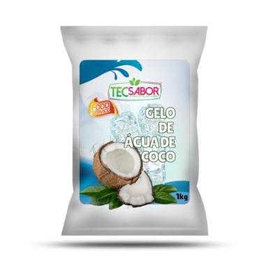 Imagem de Gelo Saborizado Tecsabor 1Kg Diversos Sabores 50 Litros rende 500 gelos (Coco)