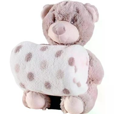 Imagem de Bichinho De Pelúcia Premium Com Manta New Bebê 100x75cm