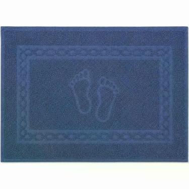 Imagem de Toalha de Piso Luxo 100% Algodão 450g-m2 45x68cm 1 Peça Indigo Bene Casa