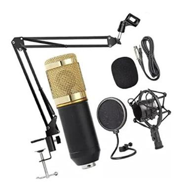 Imagem de Imports Microfone Condensador Bm800 + Pop Filter + Aranha + Braço Articulado 4051