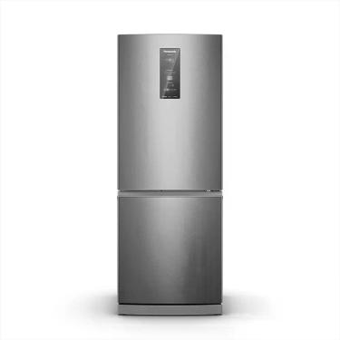 Imagem de Refrigerador Panasonic Bottom Freezer Frost Free Inverter 475L com Painel Digital Externo e Alarme de Porta Aberta