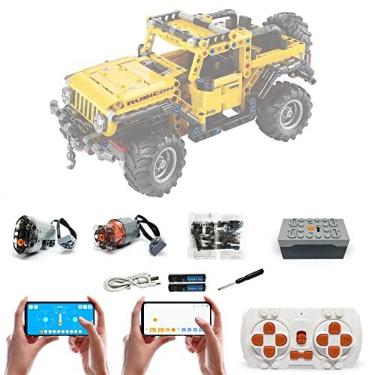 Imagem de Motor and Remote Control Upgraded Set for Lego 42122 Technic Jeep Wrangler, APP 4 Control Modes, with 2 Motor (Model not Included)