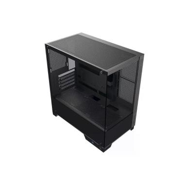 Imagem de Gabinete Gamer Twr Black Vulcan Mid Tower Micro ATX Aço com Painel Lateral Transparente Preto Pcyes