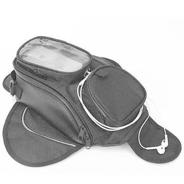 Imagem de Alforge Bolsa Mala Universal De Tanque Da Moto Com Imã - MinyMix