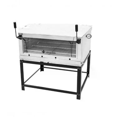 Imagem de Forno A Gás De Lastro Industrial Roma Inox Firi110 Porta Guilhotina Venâncio