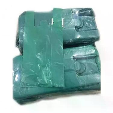 Imagem de Sacola Plástica Reciclada 45x60 5KG para Embalagens Reforçadas 100% Reciclável Azul, Verde, Marrom Higipack