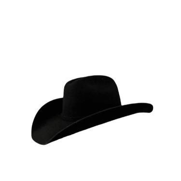 Imagem de Chapéu Western Country Marcatto Lã Preto Aba 10 Ref. 14429, 58